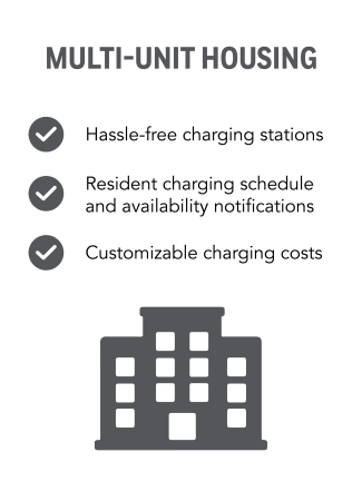 hassle free charging stations resident charging schedule and availability notifications customizable charging costs